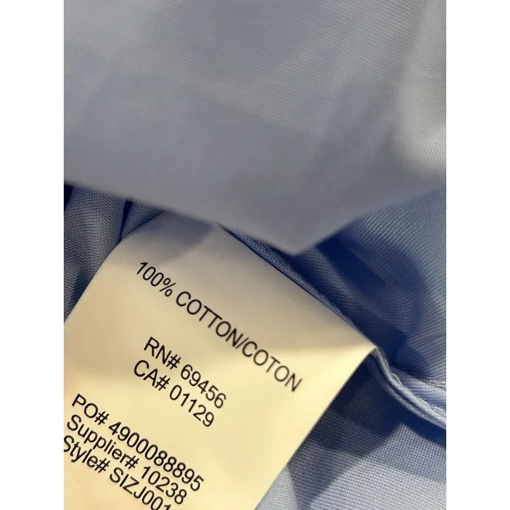 Michael Kors 100% Cotton‎ Little Boys Light Blue Button Down Shirt Size 4